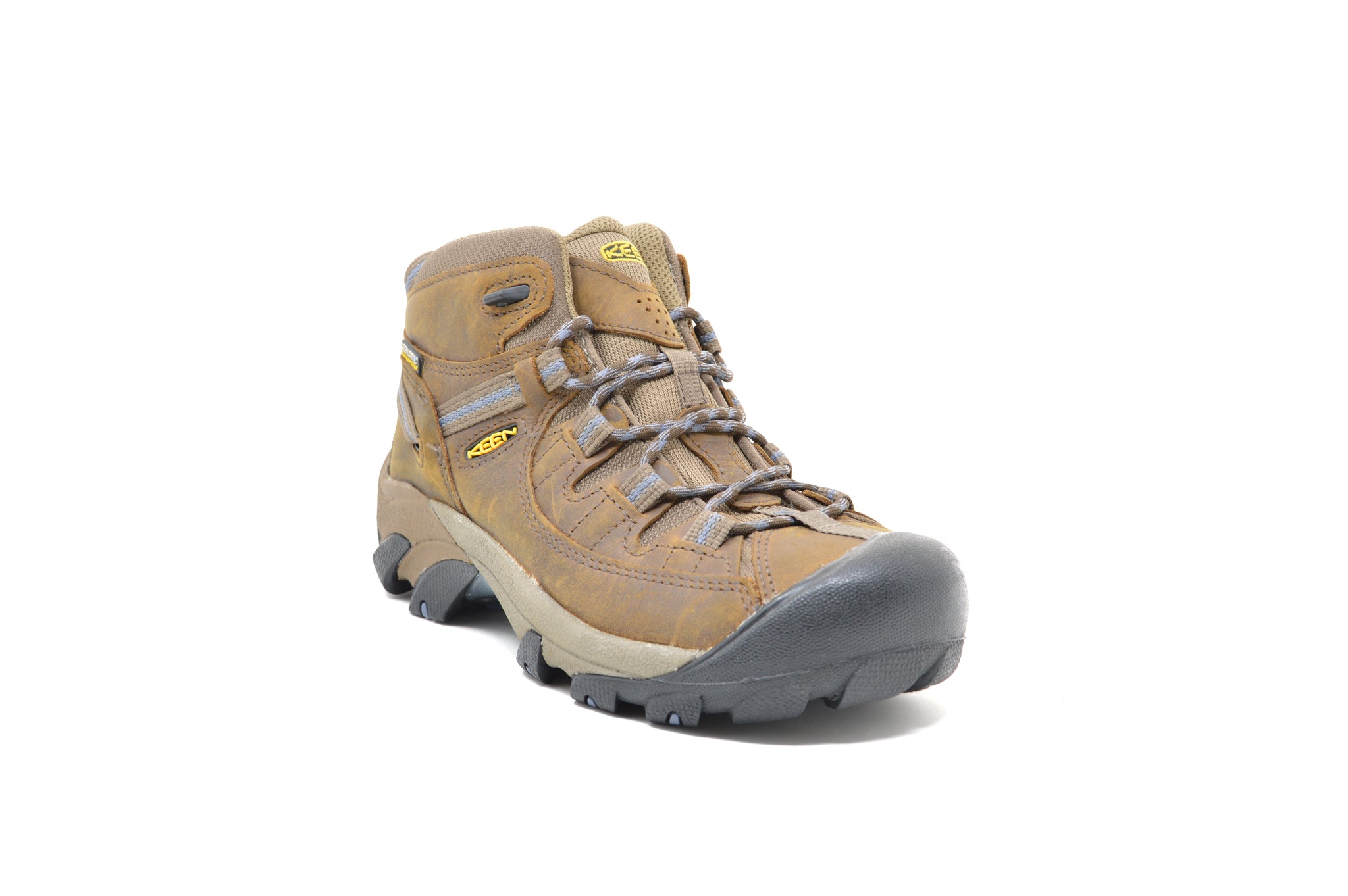 Men's Targhee II Mid Waterproof Hiking Boots | Black Olive/Yellow