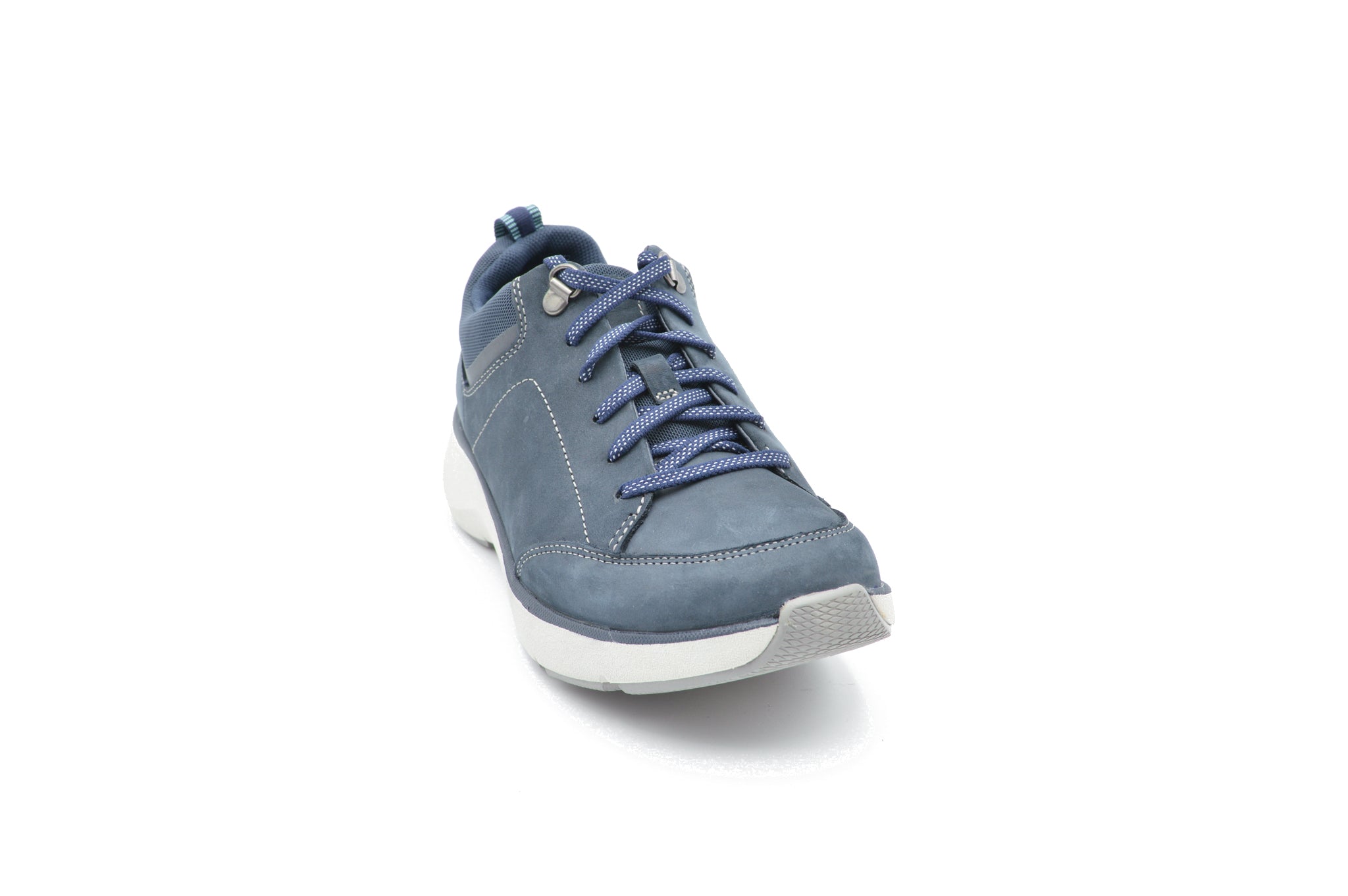 Navy clearance nubuck clarks