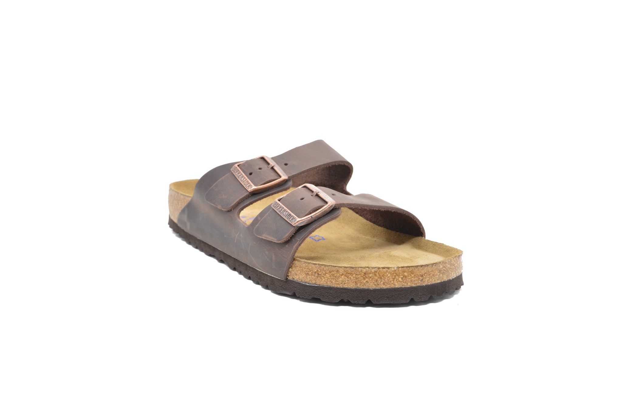 Birkenstock 552811 Men's Arizona Soft Footbed Sandals Tobacco Brown Oiled Nubuck