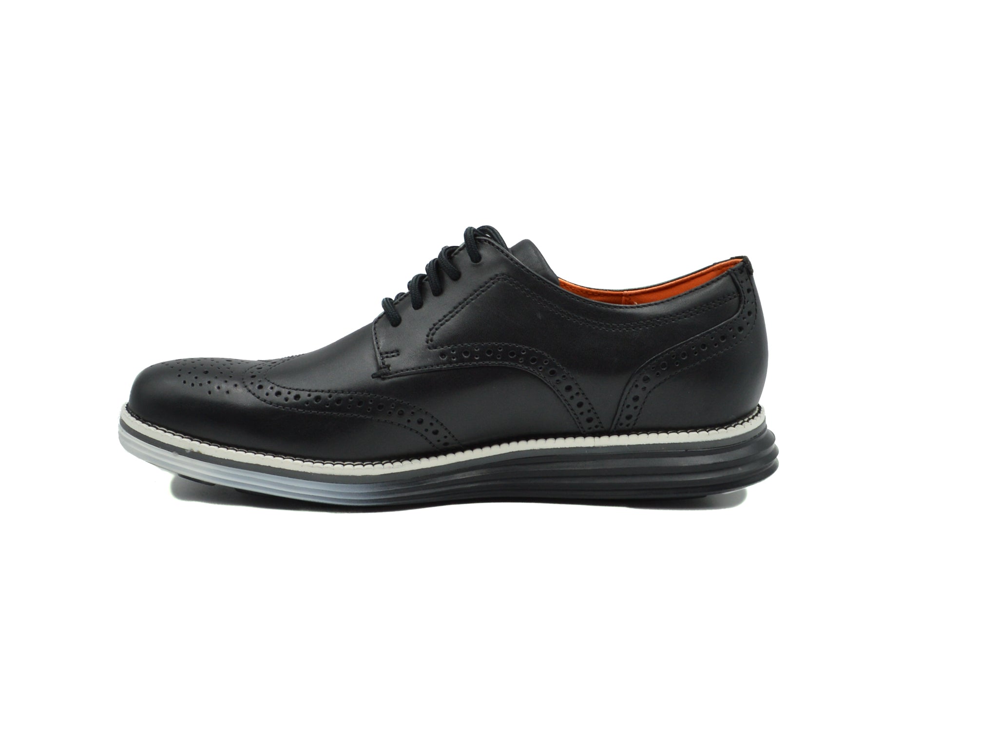 Zerøgrand wingtip hot sale oxford black